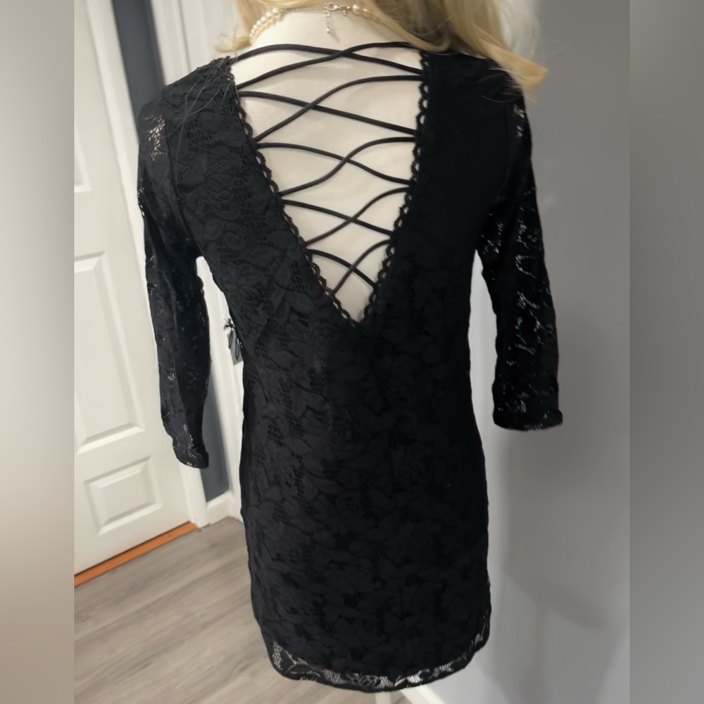Black Lace Dress